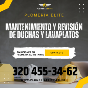 Mantenimiento y Revisión de Duchas y Lavaplatos Bogotá -Plomería Elite Bogota-